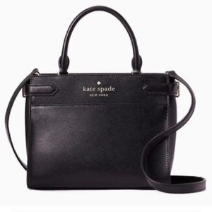 Kate Spade Staci Small Satchel Silver Hardware Like New